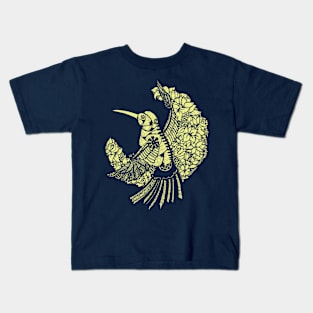 Hummingbird with Flower Kids T-Shirt